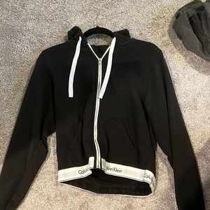 Black Calvin Klein zip up